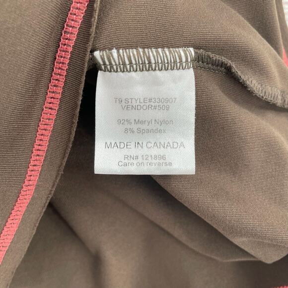 Title Nine Stretch Performance Tank Top Women's Size Small Brown/Pink - Picture 5 of 7